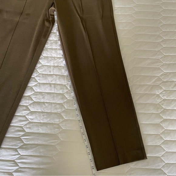 Madewell Fairbanks Pant Dark Olive Size 8 - Picture 9 of 13